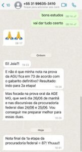 Candidato avança de etapa com notas altas na AGU e procuradoria