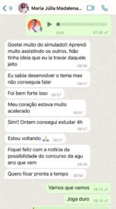 Aluna relata nervosismo e travamento em simulado de oral
