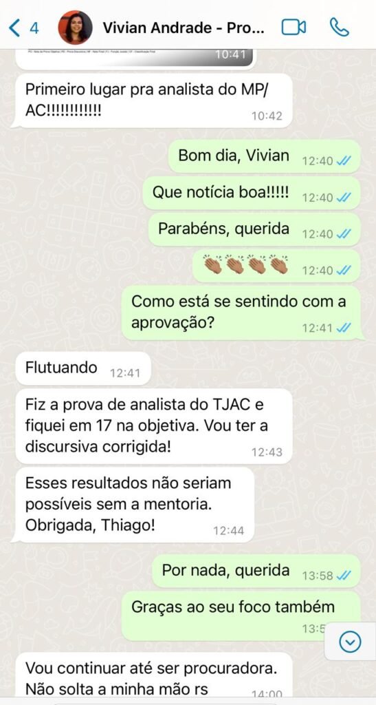 Aluna conquista primeiro lugar como analista do MP
