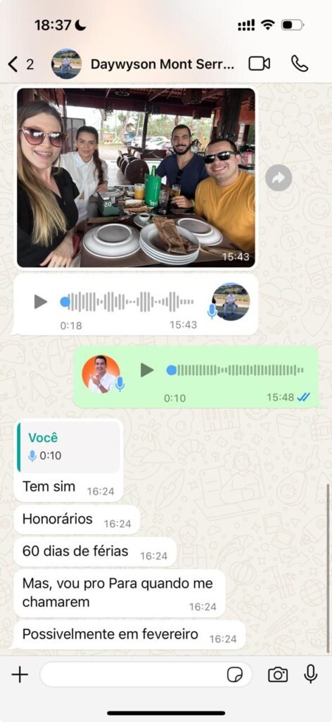Continuação: aluno comenta início do cargo e honorários