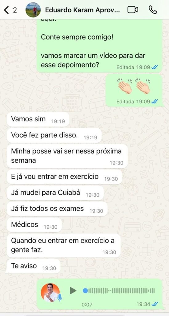 Eduardo comenta posse e mudança para Cuiabá