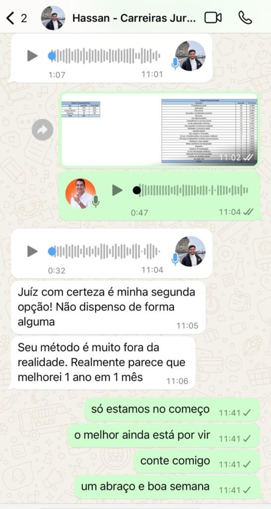 Hassan diz ter melhorado um ano em um mês