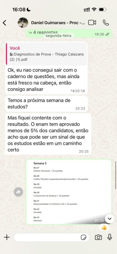 Daniel reflete sobre baixa taxa de aprovação no ENAM