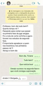 Aprovação na primeira fase da PGE Sergipe