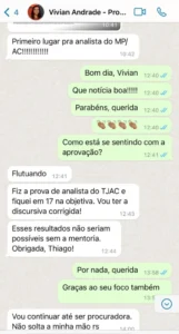Vivian conquista 1º lugar no MP/AC