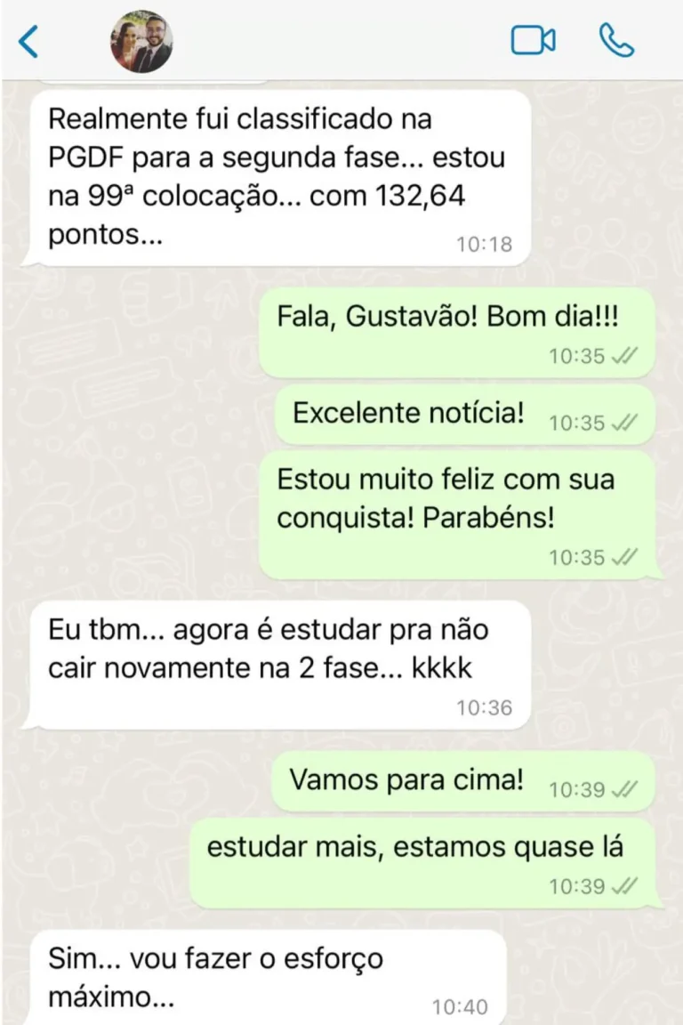 Gustavo é classificado para segunda fase da PGDF