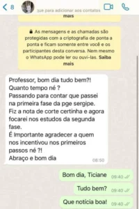 Ticiane passa na primeira fase da PGE Sergipe