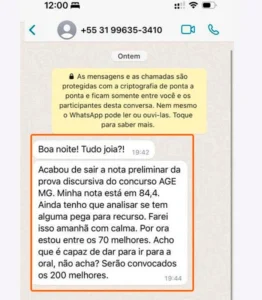 Aluno com boa nota na discursiva cogita chance de ir à oral
